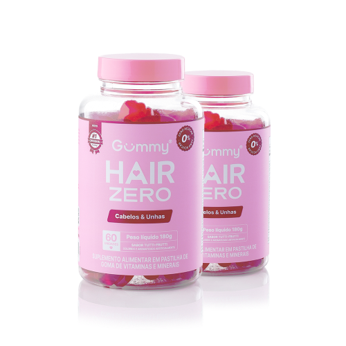 2 pote Gummy Hair® ZERO