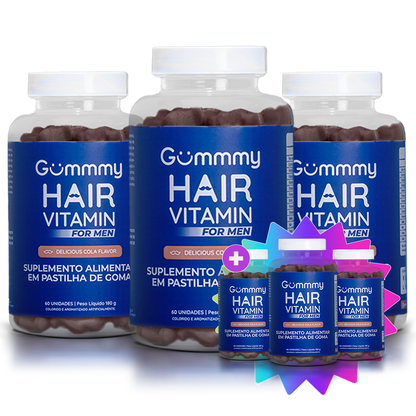 Gummy Hair For Men ® - Cola 180 g