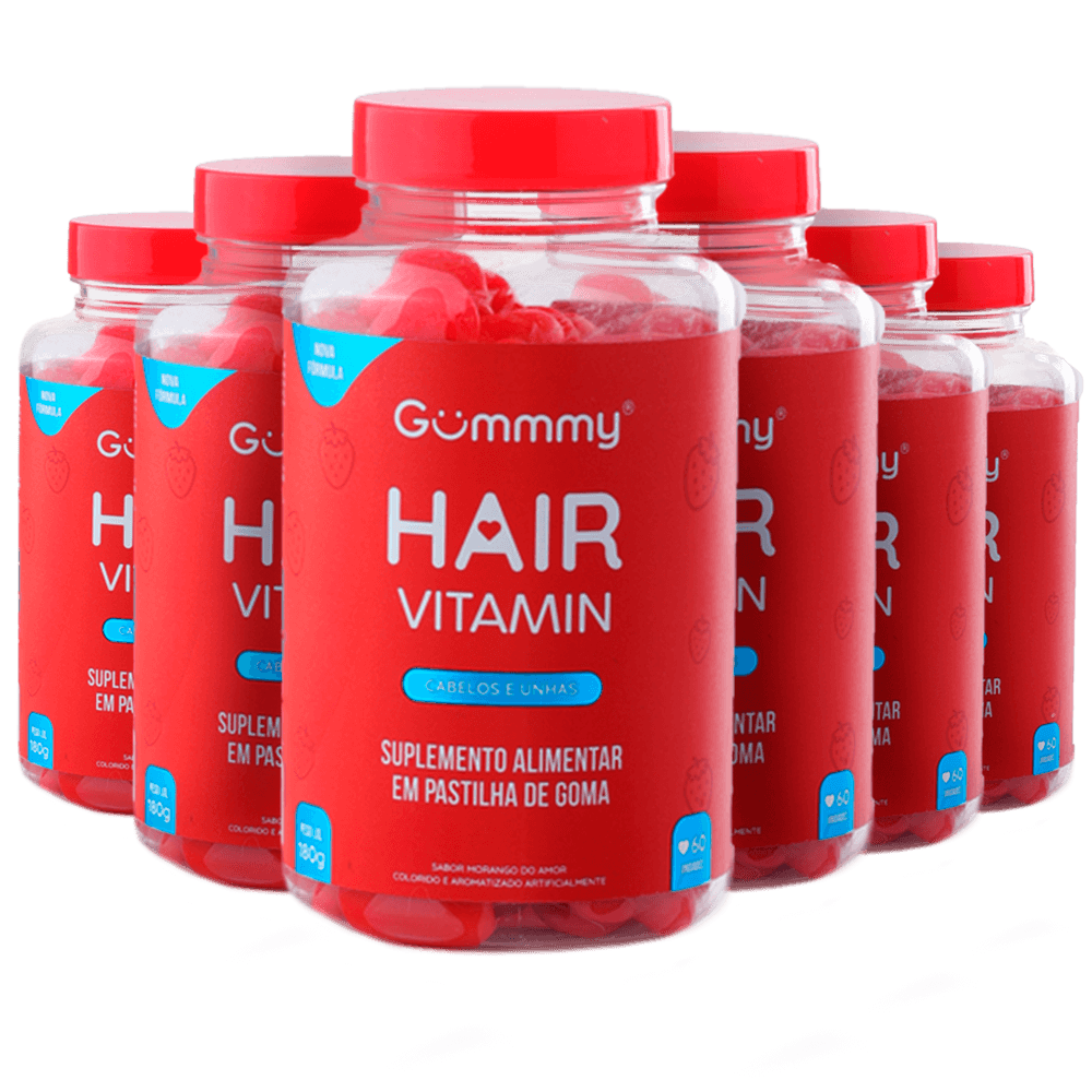 6 Gummy® Hair - 180g