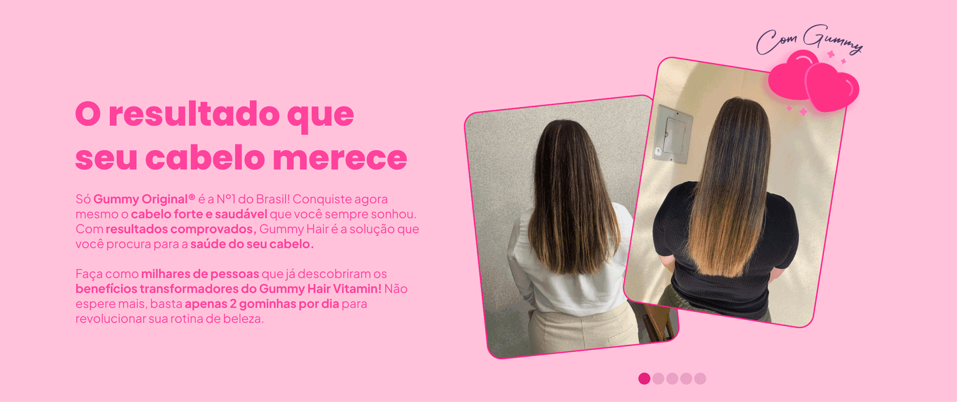 Gummy Hair A melhor vitamina para Cabelos e Unhas. Gummy®