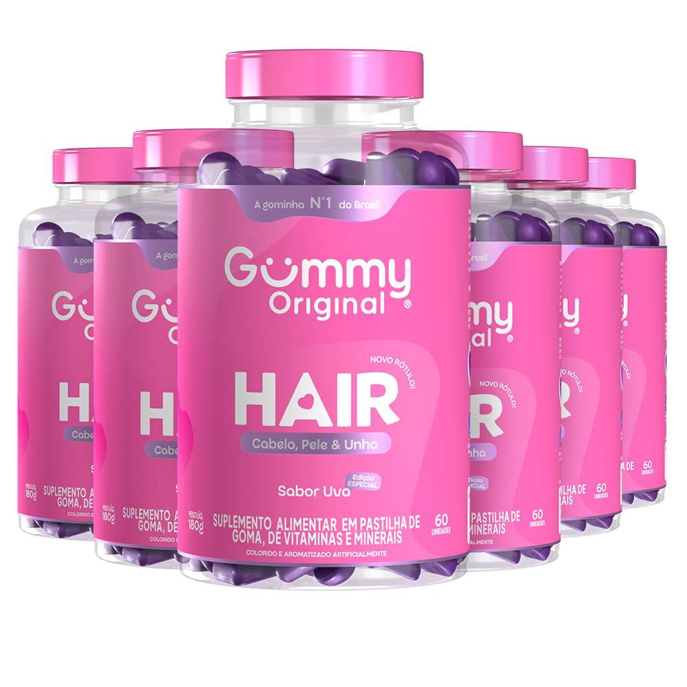 6 Gummy® Hair - 180g