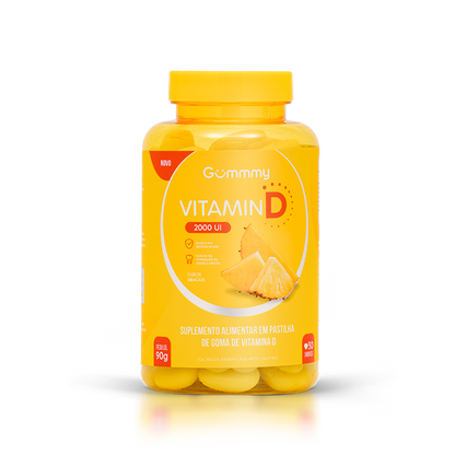 Gummy® Vitamina D Abacaxi - 90 g