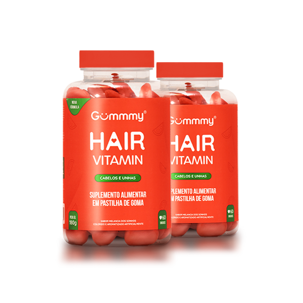 2 Gummy Hair® - Melancia 180 g