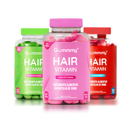 Gummy Hair® - Mix Sabores 180 g