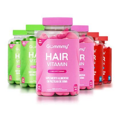 Gummy Hair® - Mix Sabores 180 g