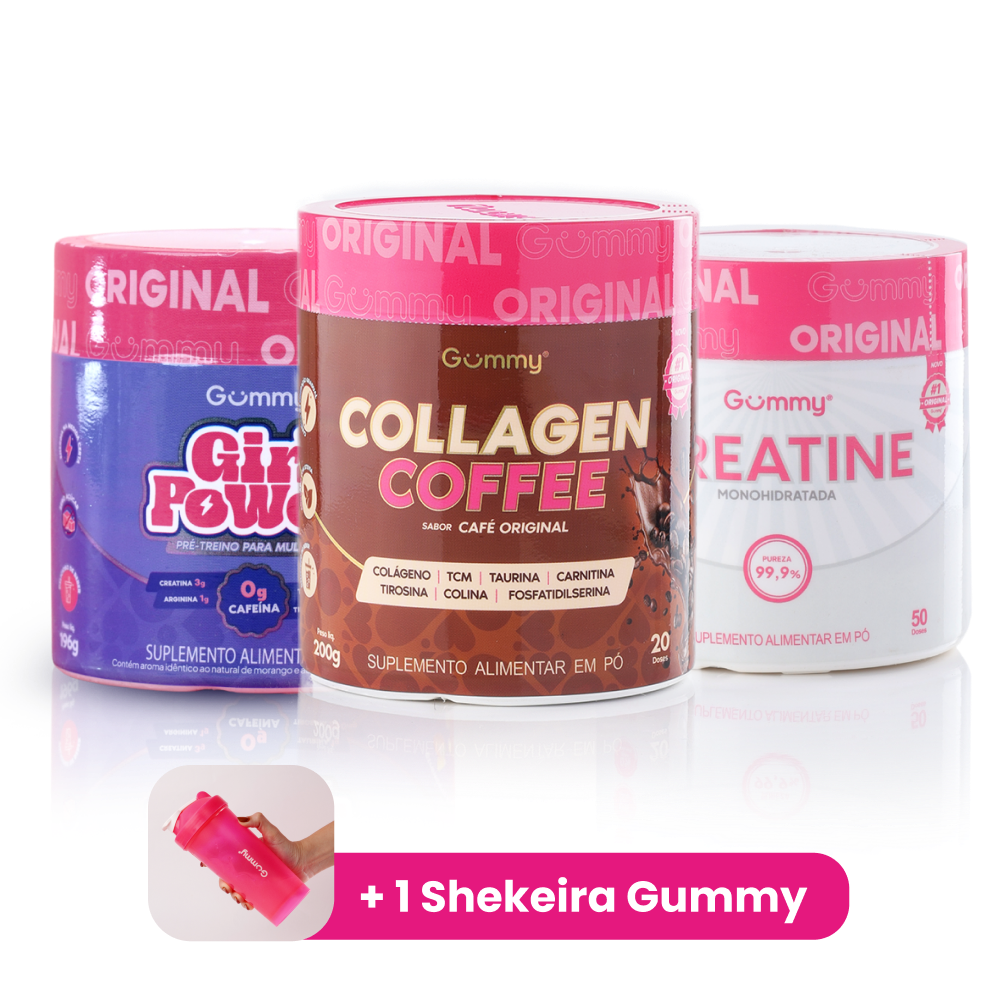 1 Girl Power + 1 Collagen Coffee + 1 Creatine + 1 Shekeira Gummy