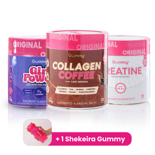 1 Girl Power + 1 Collagen Coffee + 1 Creatine + 1 Shekeira Gummy