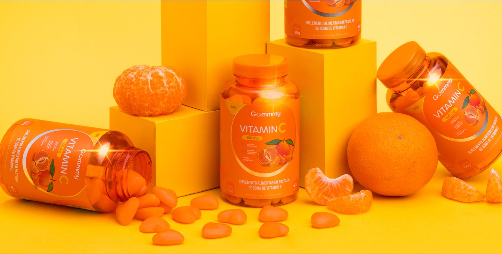 Gummy Vitamina C - Tangerina 120g - Gummy